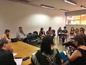 Reunión con víctimas de la represión en Valparaíso